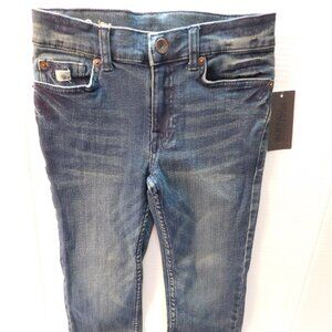 Buffalo David Bitton Six-x Slim Straight Stretch Blue Jeans Size 5 Kids NWT